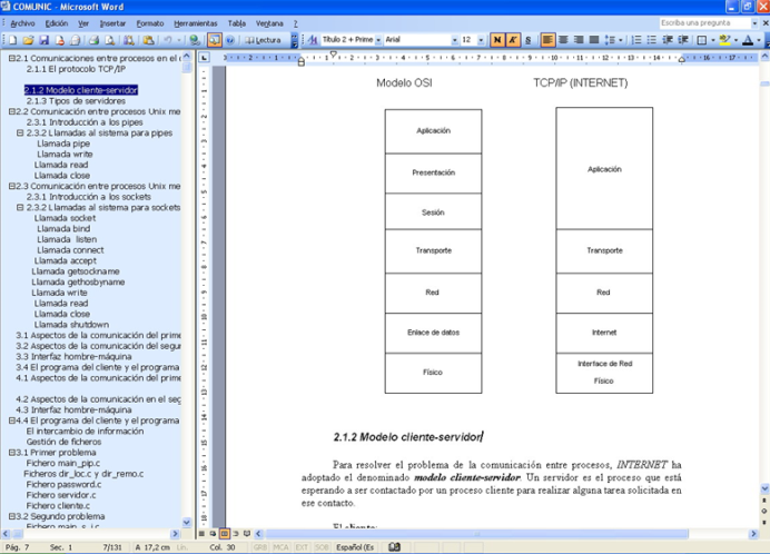 Procesador de textos Microsoft Word