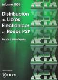 Portada Libro "Distribución de Libros Electrónicos en Redes P2P"