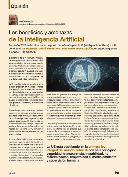 Los beneficios y amenazas de la inteligencia artificial