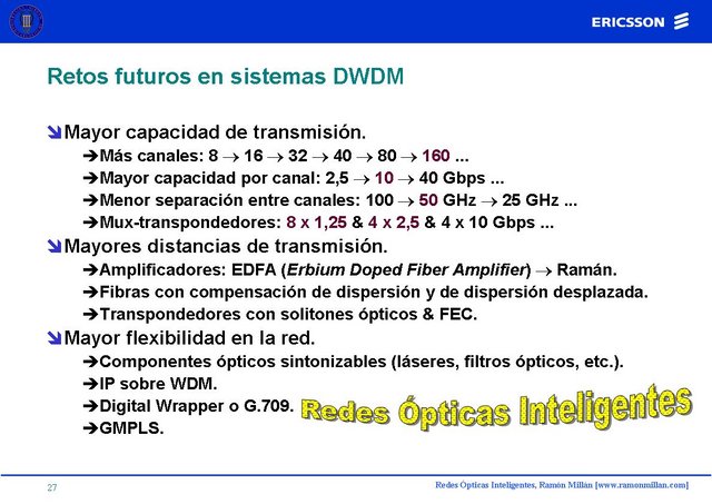 Redes Opticas Inteligentes 27