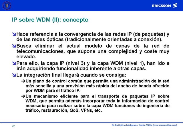 Redes Opticas Inteligentes 29