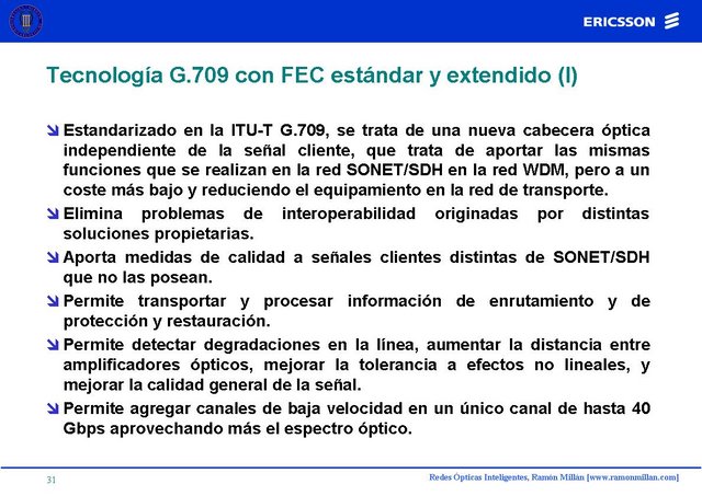 Redes Opticas Inteligentes 31