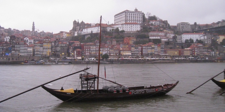 Vista de Oporto desde el río Duero