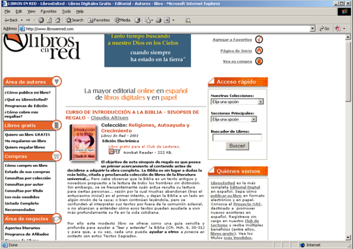 Portal Web de LibrosEnRed