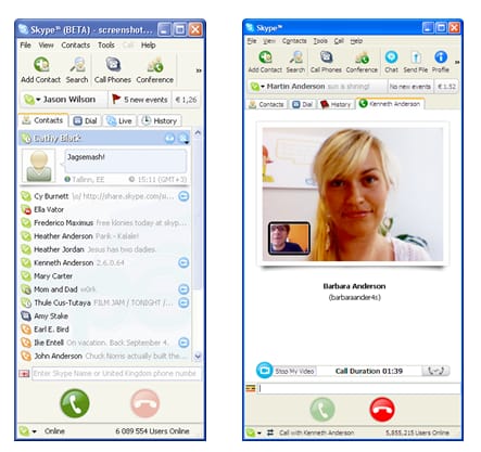 Entrevista personal mediante Skype