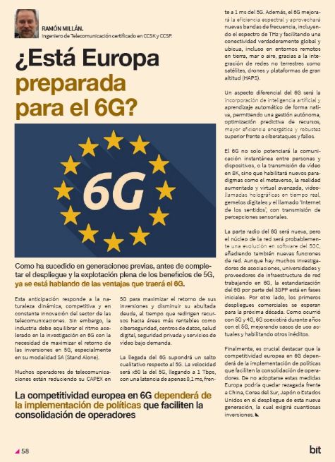 ¿Está Europa preparada para el 6G?