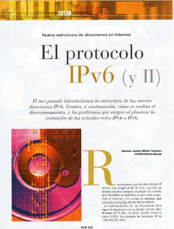 El protocolo IPv6