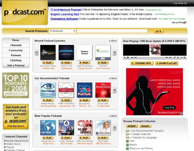 Directorio podcast.com