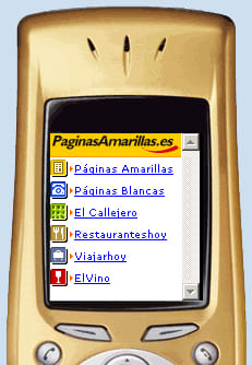 Navegando por Internet con el movil Acceso a Internet con el movil