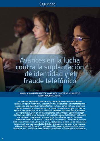 Avances contra el fraude telefonico